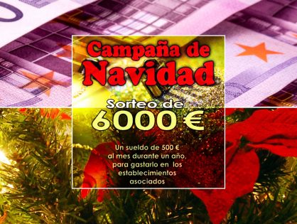 NUMERO AGRACIADO SORTEO 6000€ NAVIDAD 2013
