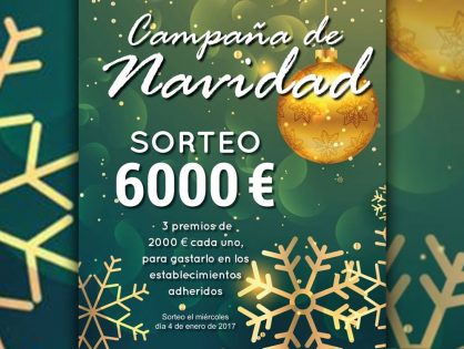 GANADORES DEL PREMIO DE 6000€ CAMPAÑA NAVIDAD