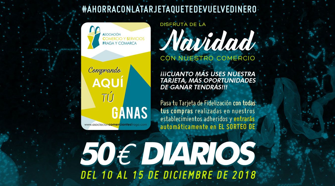 SORTEO 50 € DIARIOS CAMPAÑA NAVIDAD 2018