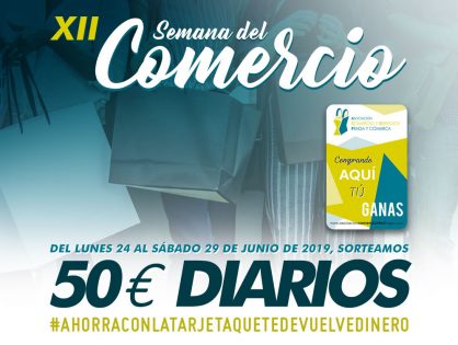 SORTEO 50€ XII SEMANA DEL COMERCIO