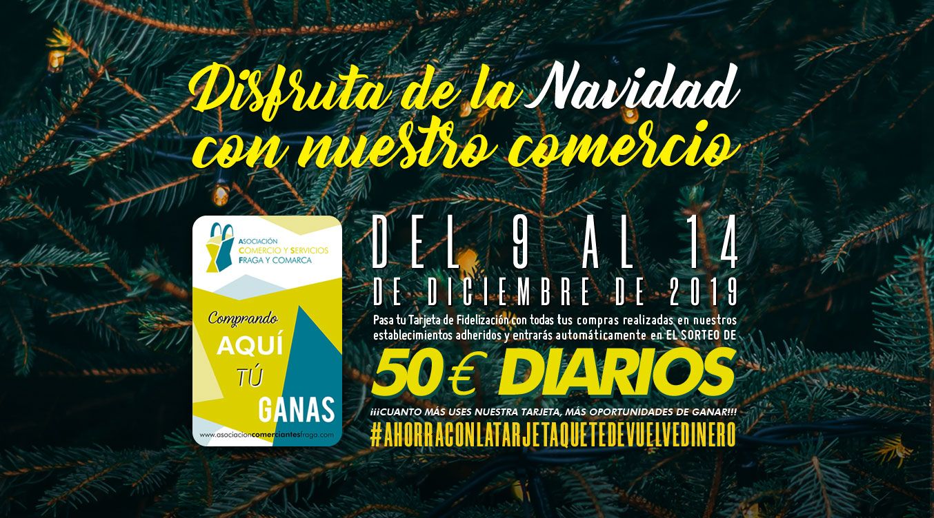 SORTEO 50 € DIARIOS CAMPAÑA NAVIDAD 2019