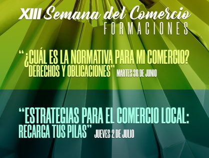 FORMACIÓN WEBINAR  XIII SEMANA DEL COMERCIO