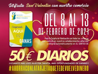 SORTEO 50 € DIARIOS SAN VALENTÍN 2021