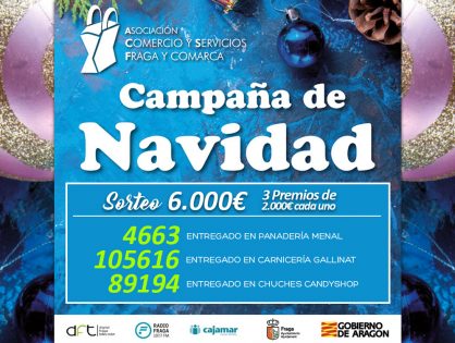 GANADORES SORTEO 6000€ NAVIDAD 2021