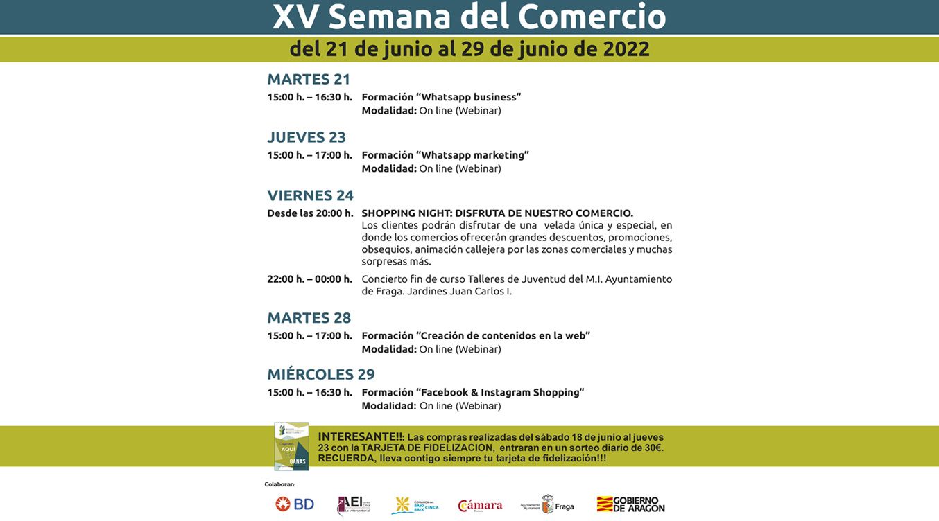 XV SEMANA DEL COMERCIO