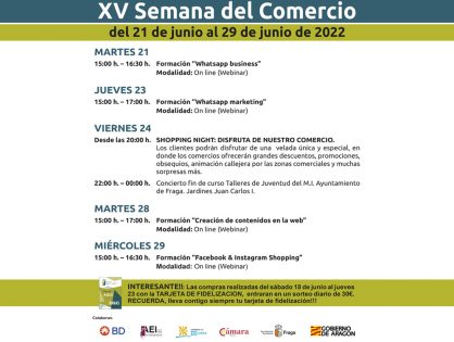 XV SEMANA DEL COMERCIO