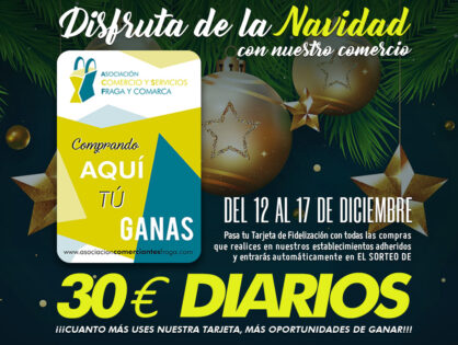 SORTEO 30€ DIARIOS TARJETA FIDELIZACIÓN NAVIDAD 2022