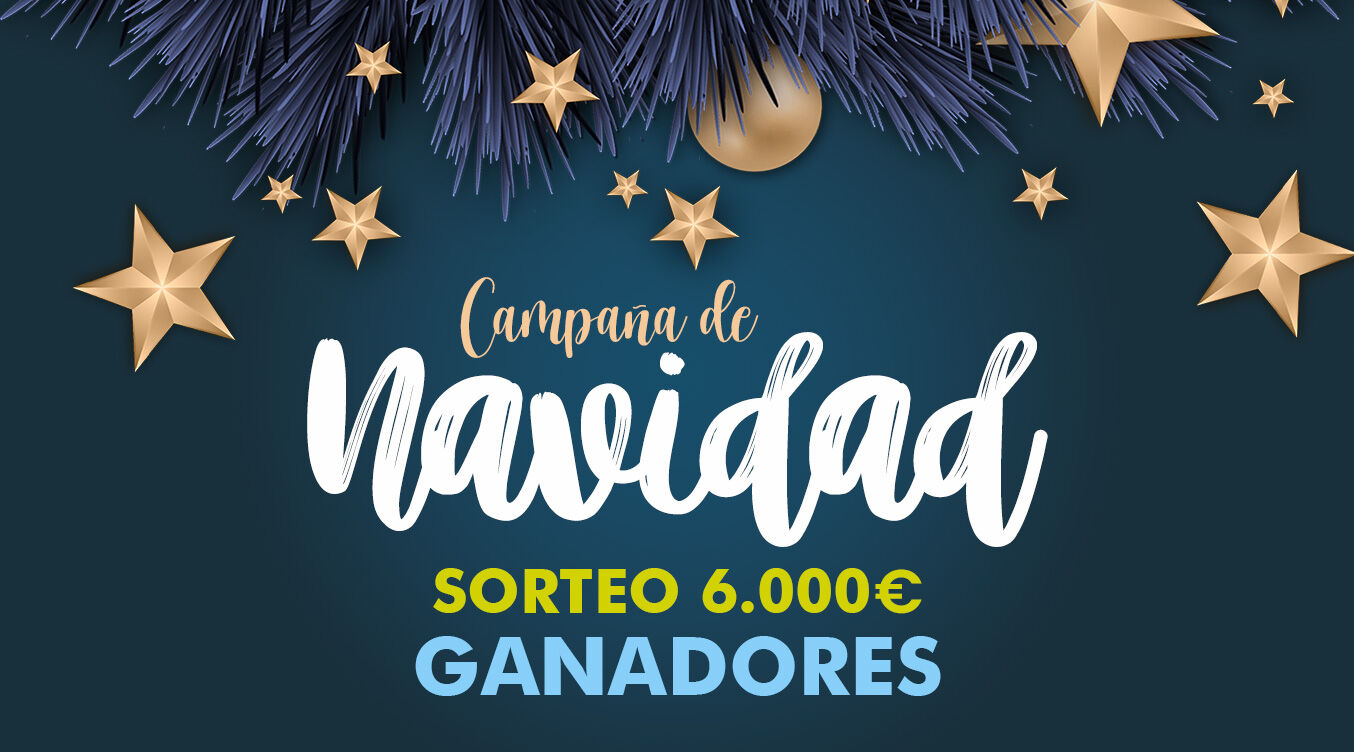 GANADORES SORTEO 6.000 EUROS NAVIDADES 2022