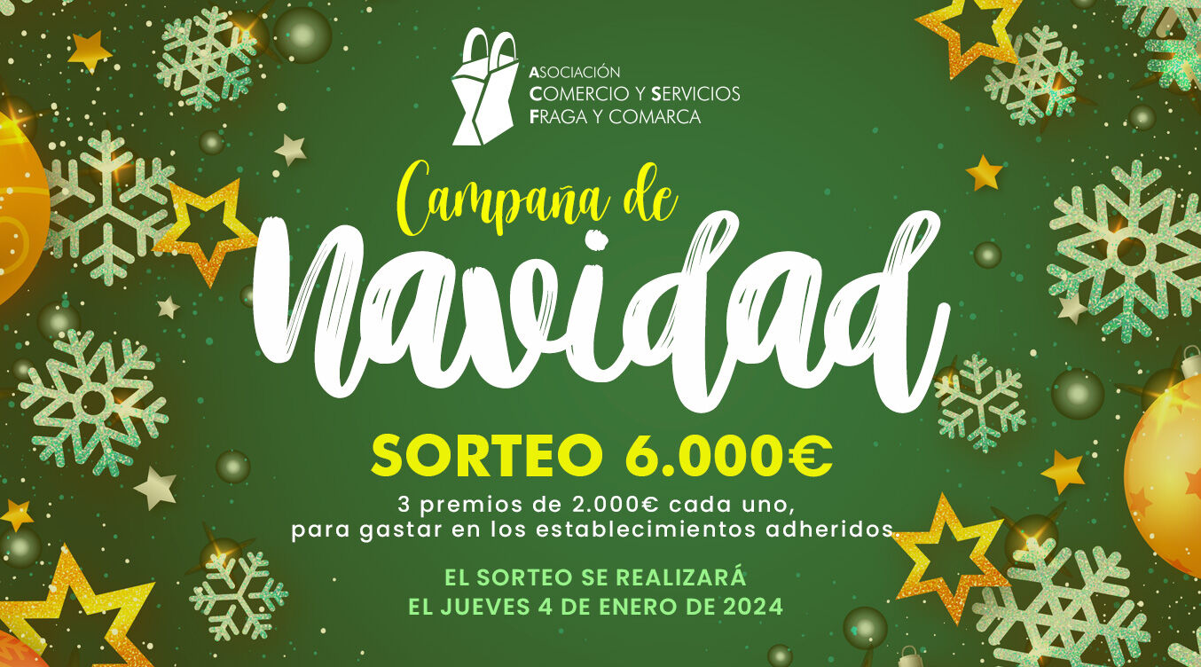 Sorteo 6.000€ Campaña de Navidad 2023/24