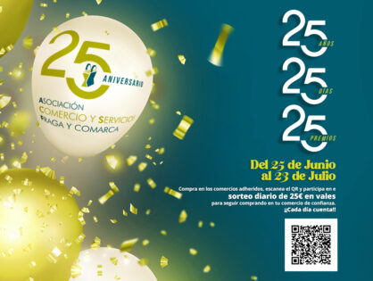 SORTEO 25 AÑOS, 25 DÍAS, 25 PREMIOS