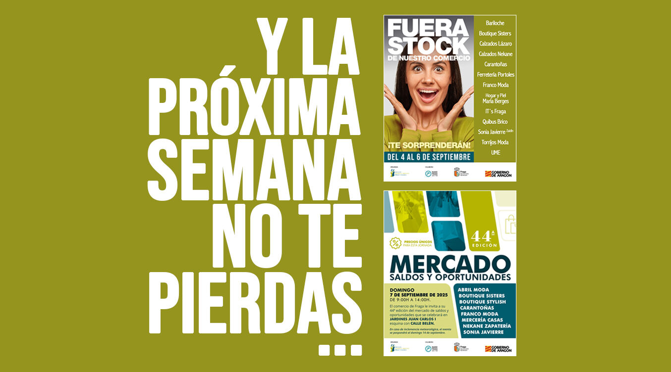 Y la próxima semana, no te pierdas...