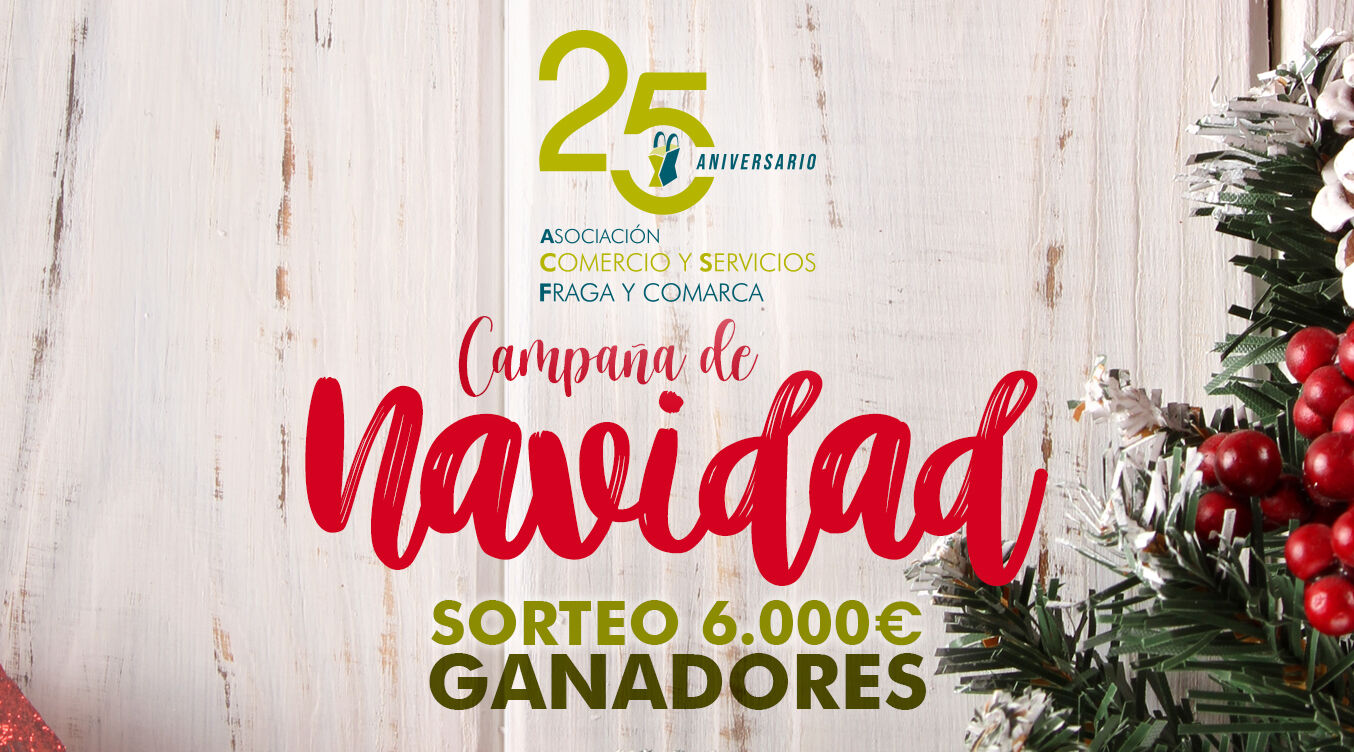 Ganadores SORTEO 6.000€ Campaña Navidad 25/26