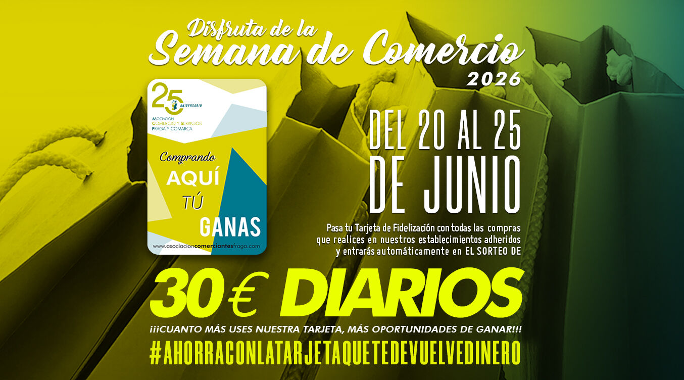 SORTEOS XIX SEMANA DEL COMERCIO