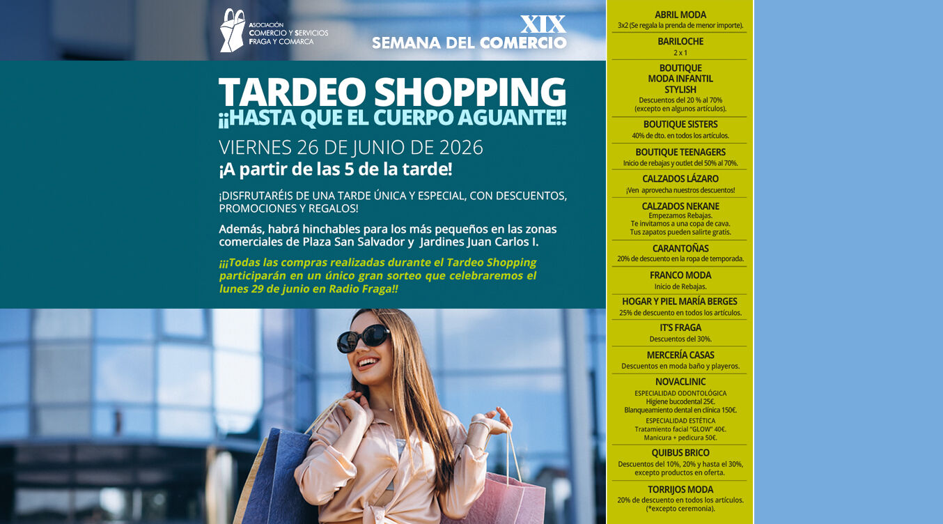 TARDEO SHOPPING 2026